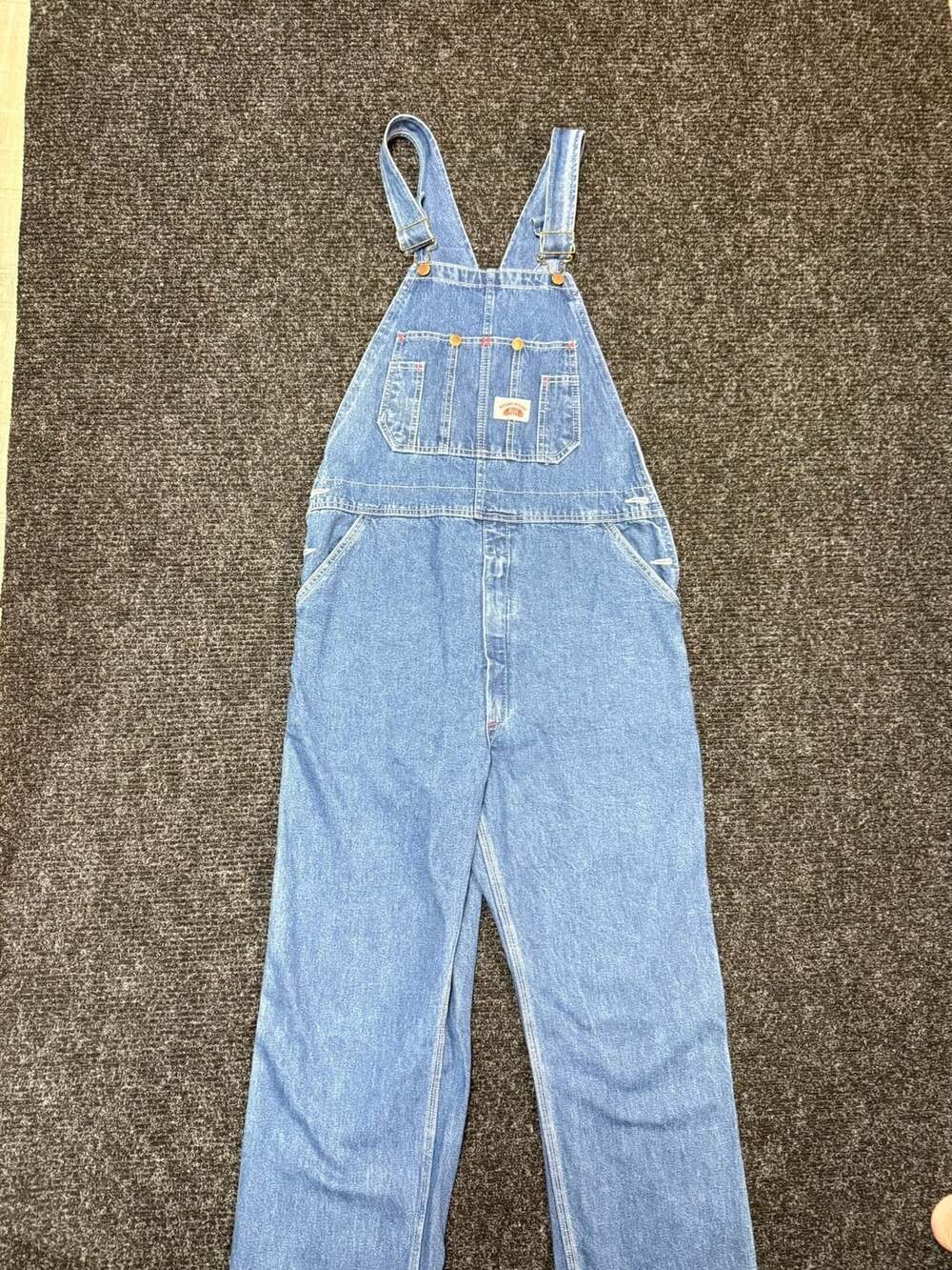 Round House Denim Overalls Men’s Vintage 36x34 Bib Dungarees